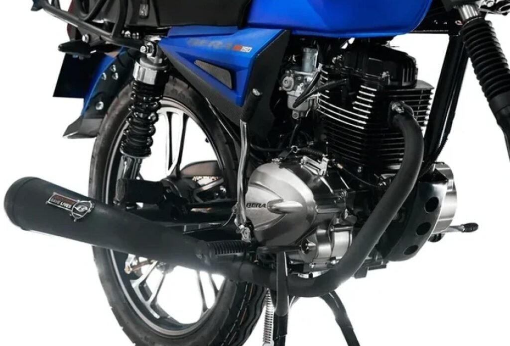 SBR: motor de 150 cc y escape con cámara de expansión
